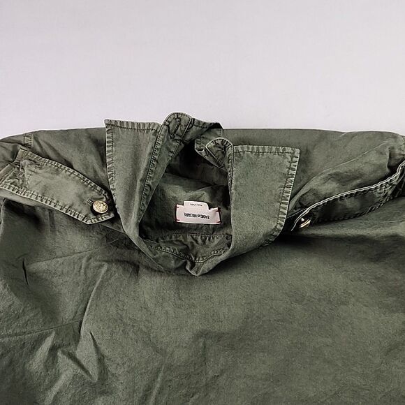 Zadig & Voltaire Taskal Combat Shirt Jacket Womens XS by Humberto Cruz Military - Picture 10 of 10